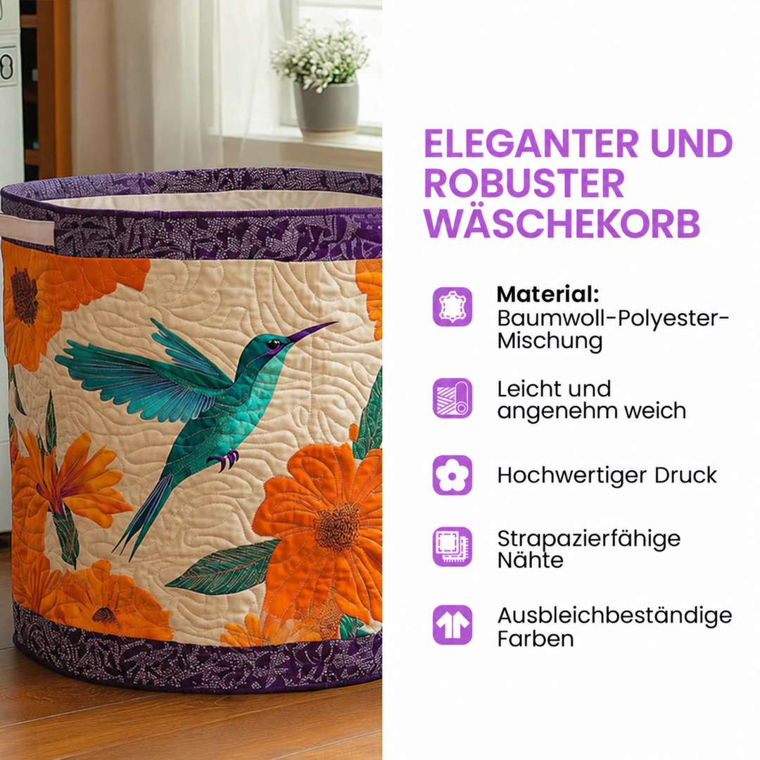 Quilted Laundry Basket – Haunted House and Ghost