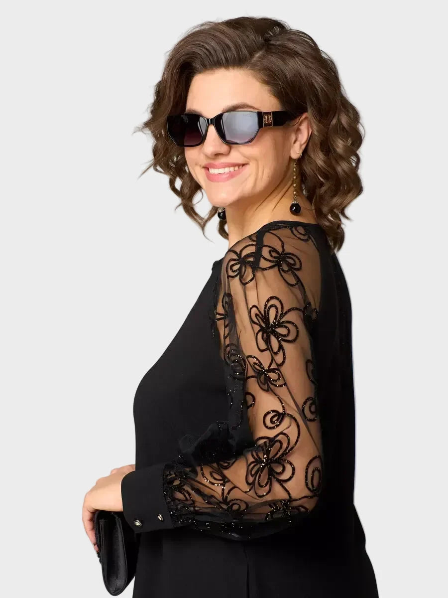 Celina - robe midi classique pour des occasions spéciales Femme