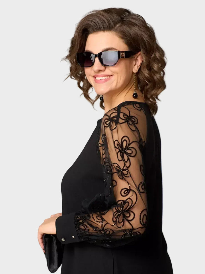 Celina - robe midi classique pour des occasions spéciales Femme