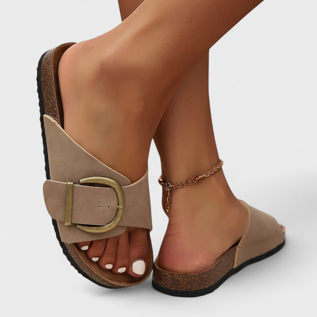 Olivia – Sandale à Enfiler Confortable Femme