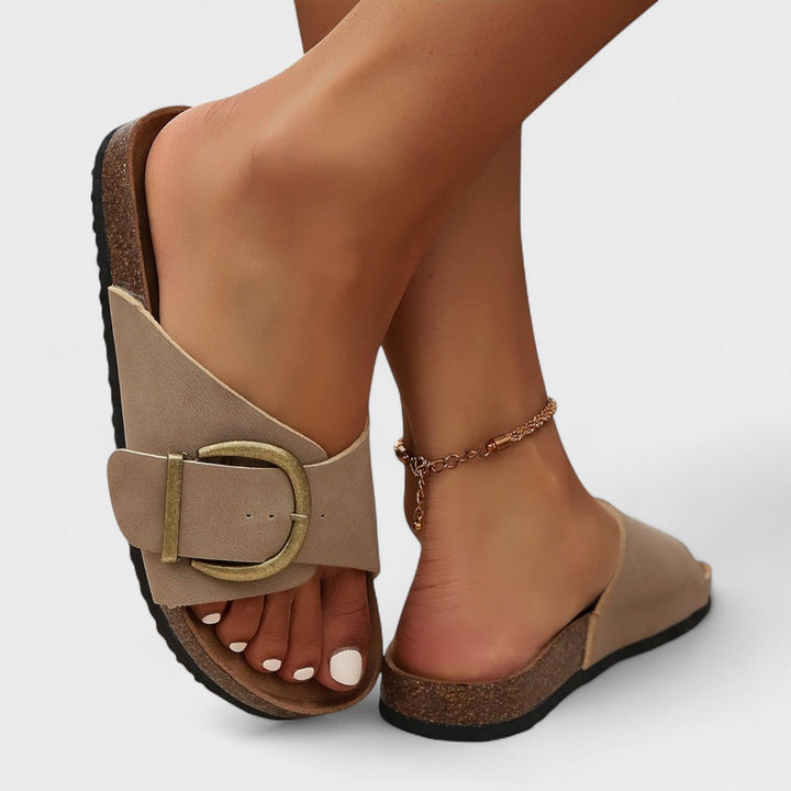 Olivia – Sandale à Enfiler Confortable Femme
