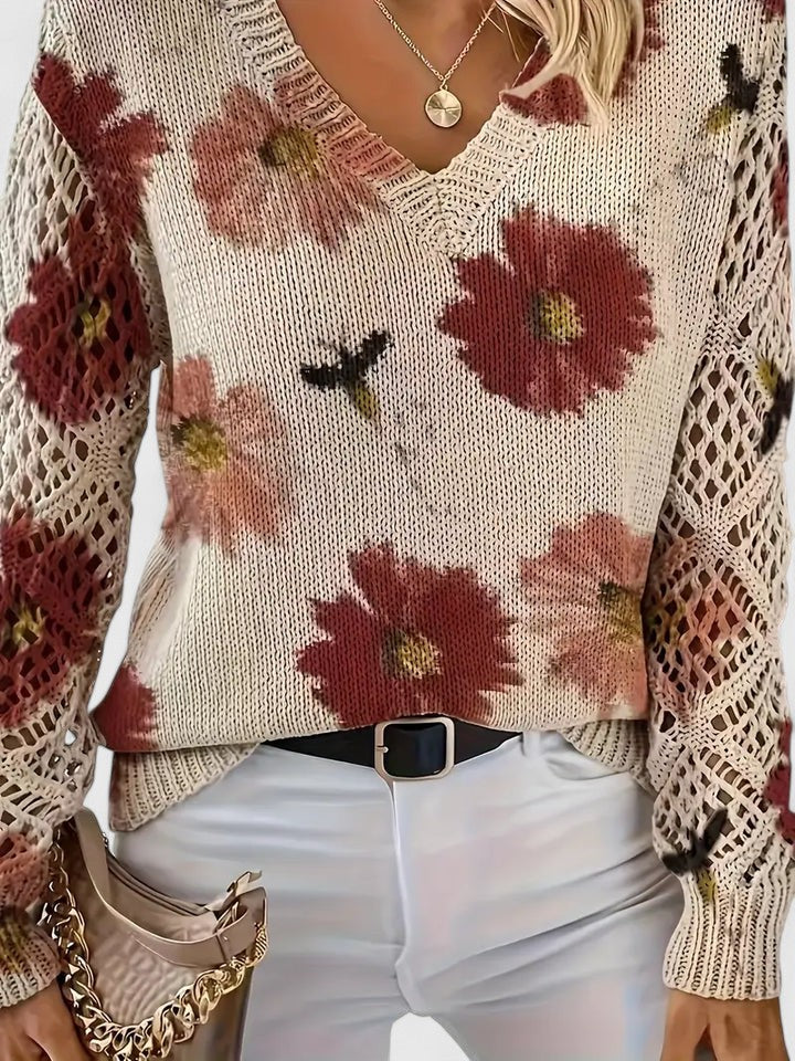 Bronwen | Pull en Dentelle Florale