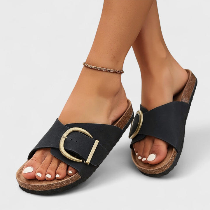 Olivia – Sandale à Enfiler Confortable Femme