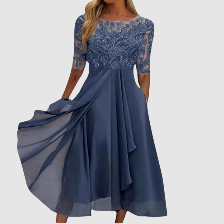 Leontýna - Robe en dentelle élégante Femme