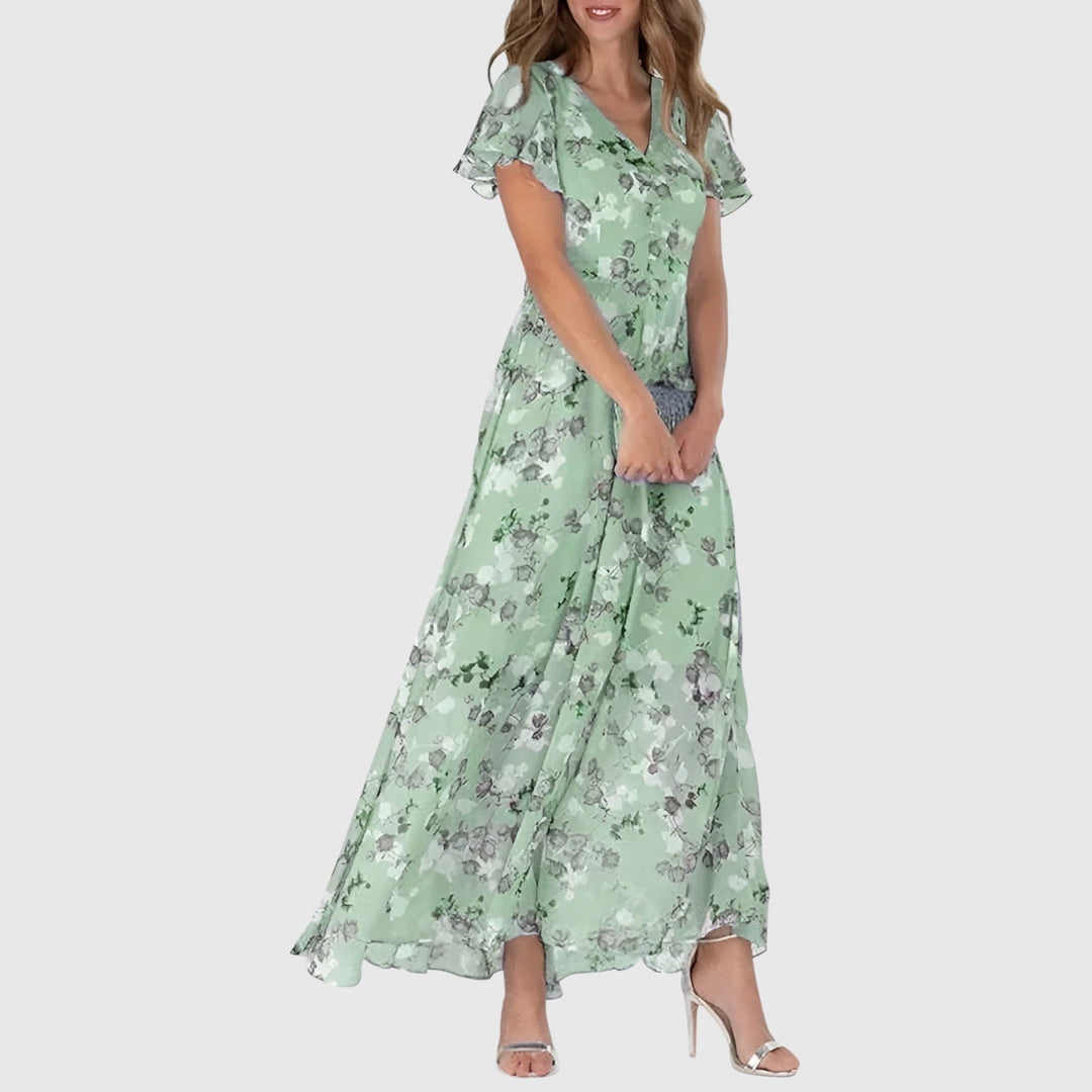 Anna - Robe Élégante Qui Cache le Ventre Femme
