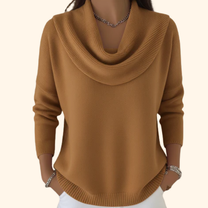 Darcy | Pull à col drapé
