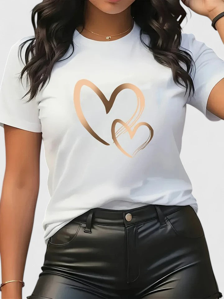 Clara | T-Shirt Confortable à Manches Courtes