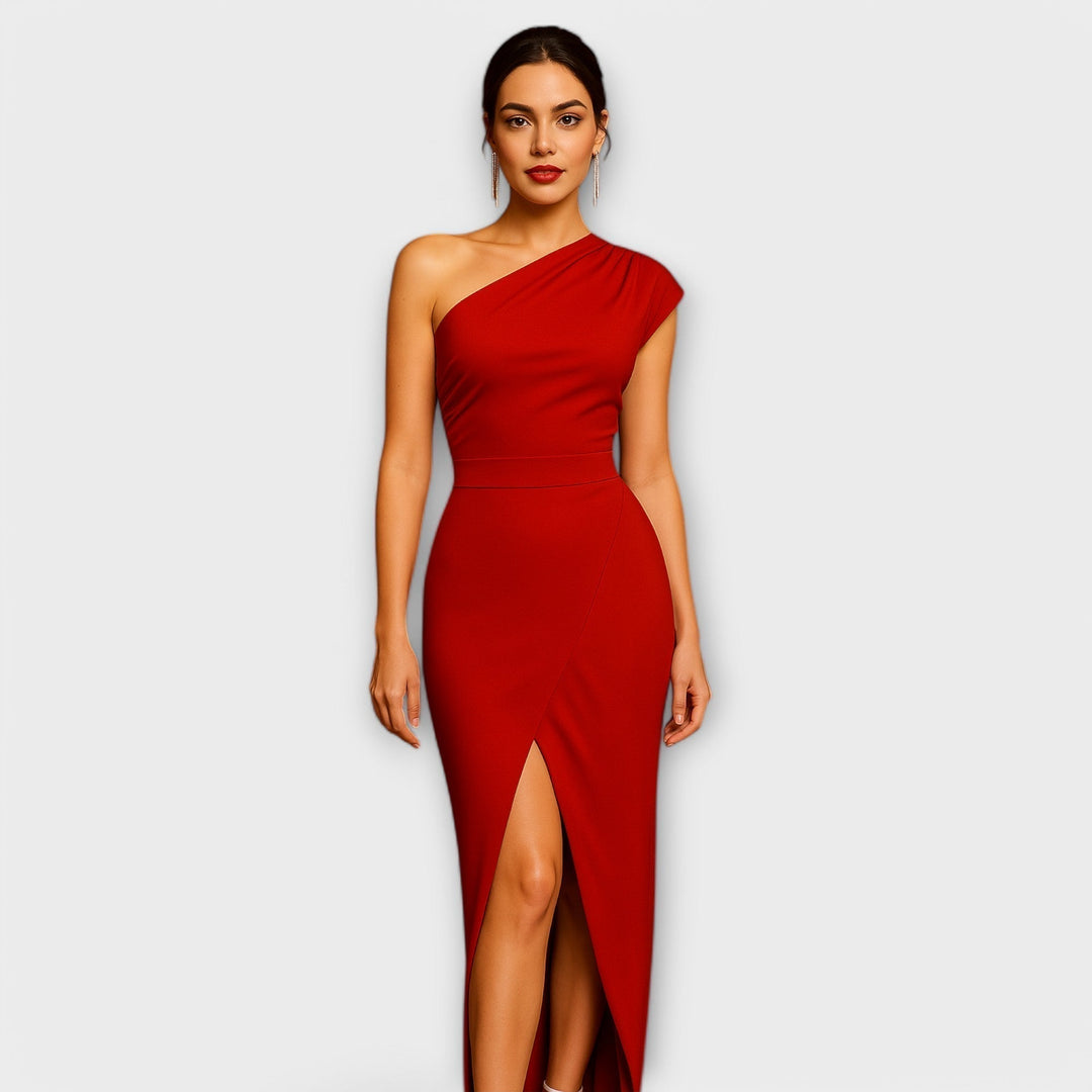 Robe de soirée asymétrique élégante Femme