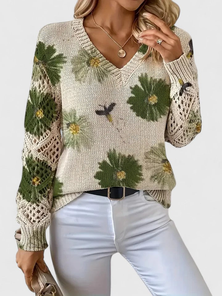 Bronwen | Pull en Dentelle Florale