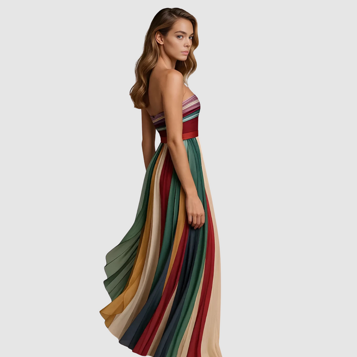 Sára - Robe colorée sans manches Femme
