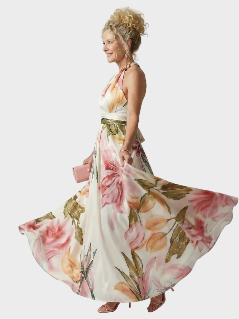 Emilia - Robe Maxi Fleurie Femme