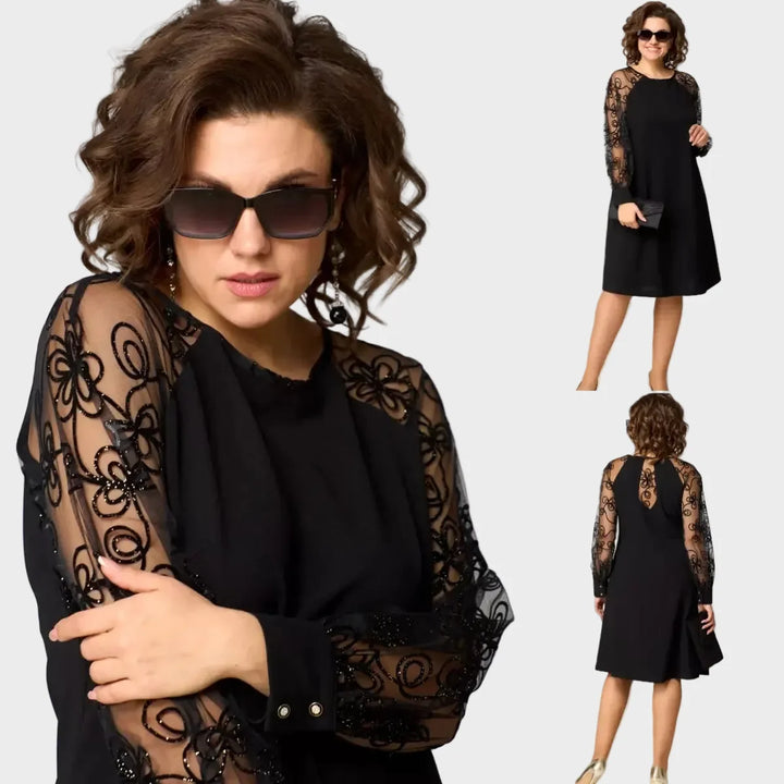 Celina - robe midi classique pour des occasions spéciales Femme