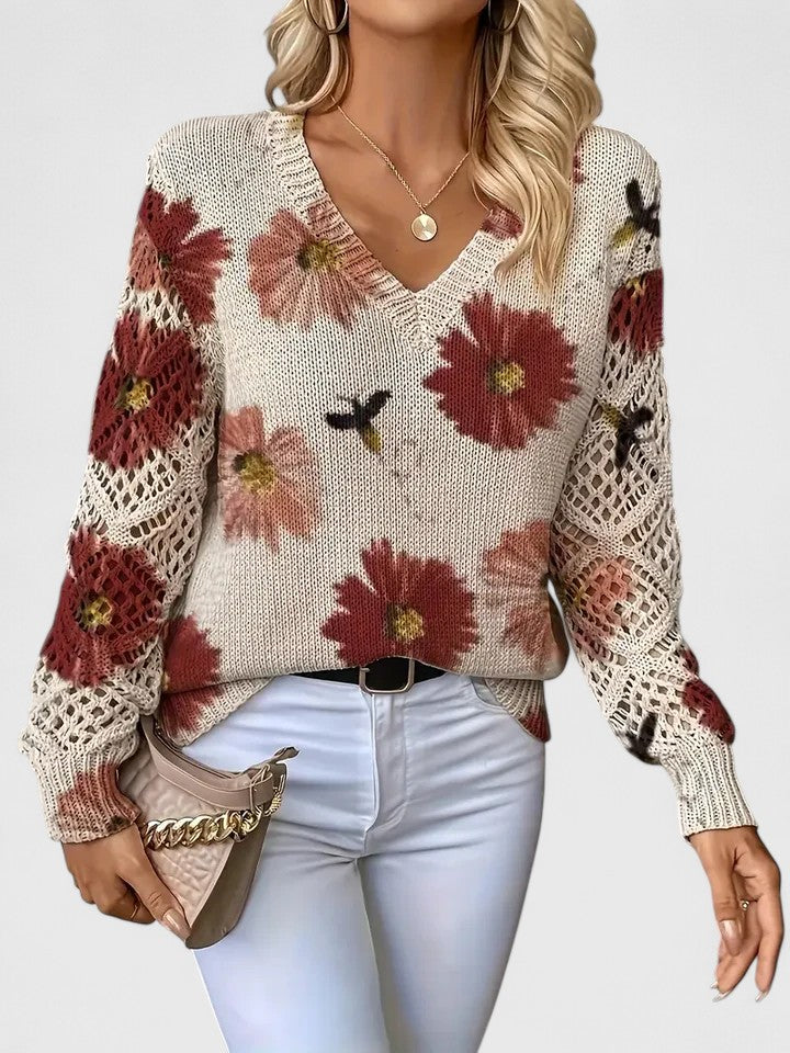 Bronwen | Pull en Dentelle Florale