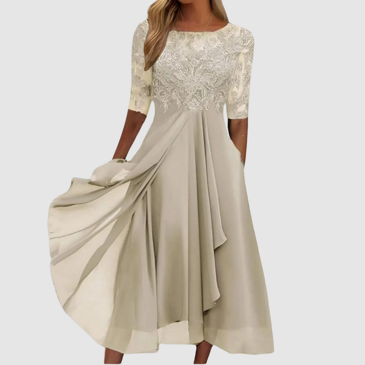 Leontýna - Robe en dentelle élégante Femme