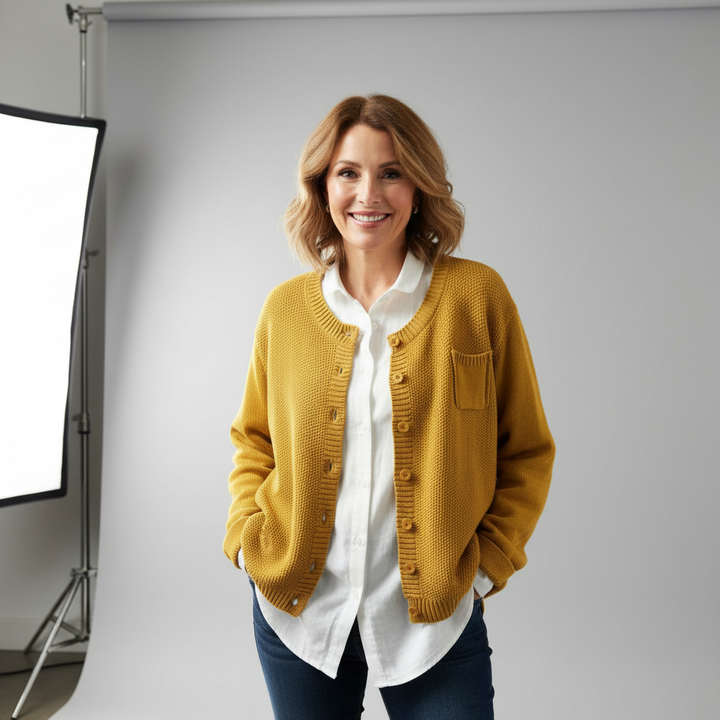Lavinia | Cardigan Décontracté à Boutons