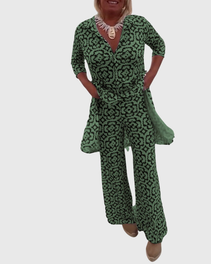 Gabriella | Ensemble Élégant Vintage en Deux Pièces