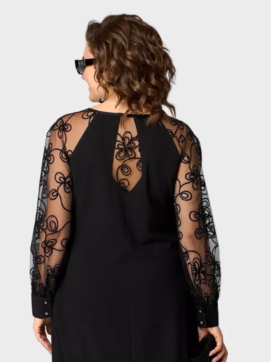 Celina - robe midi classique pour des occasions spéciales Femme