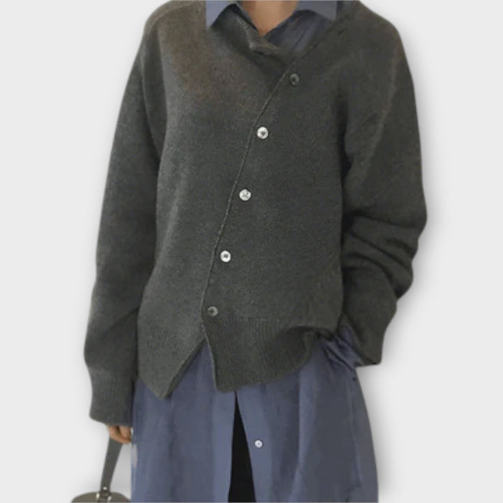 Cathy - Cardigan décontracté beige