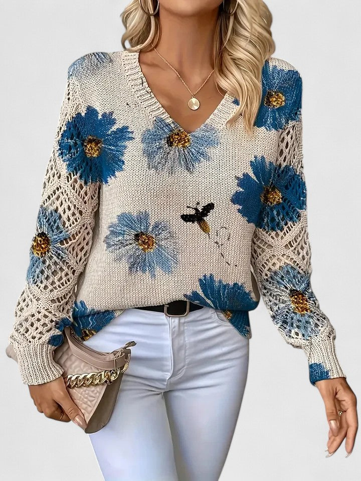Bronwen | Pull en Dentelle Florale