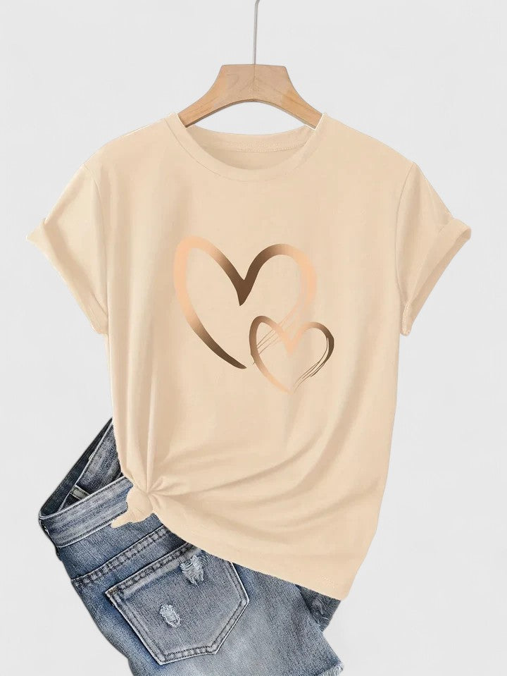 Clara | T-Shirt Confortable à Manches Courtes