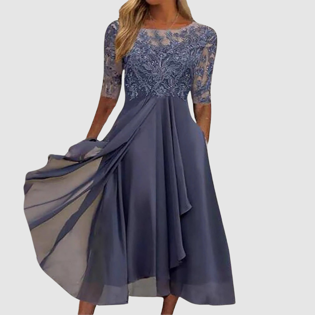 Leontýna - Robe en dentelle élégante Femme