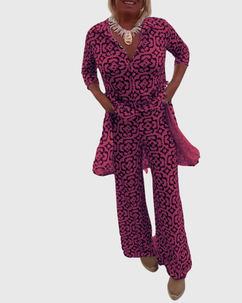 Gabriella | Ensemble Élégant Vintage en Deux Pièces