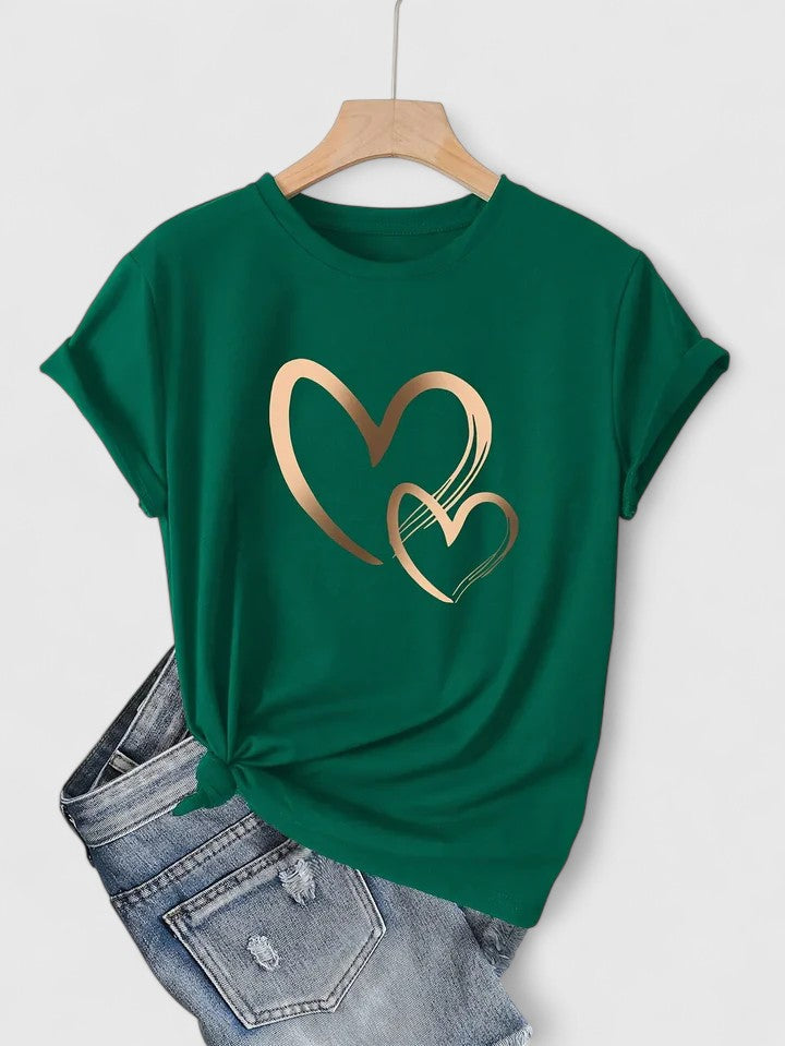 Clara | T-Shirt Confortable à Manches Courtes