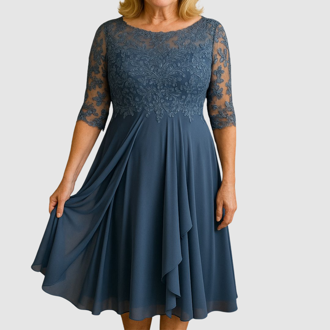 Leontýna - Robe en dentelle élégante Femme