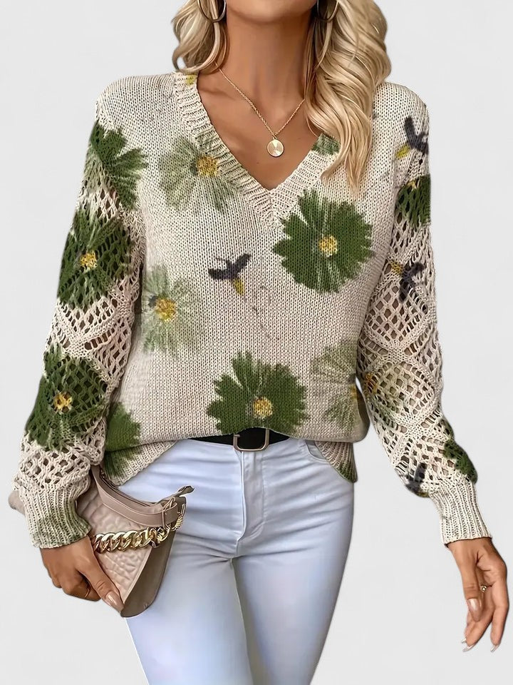 Bronwen | Pull en Dentelle Florale