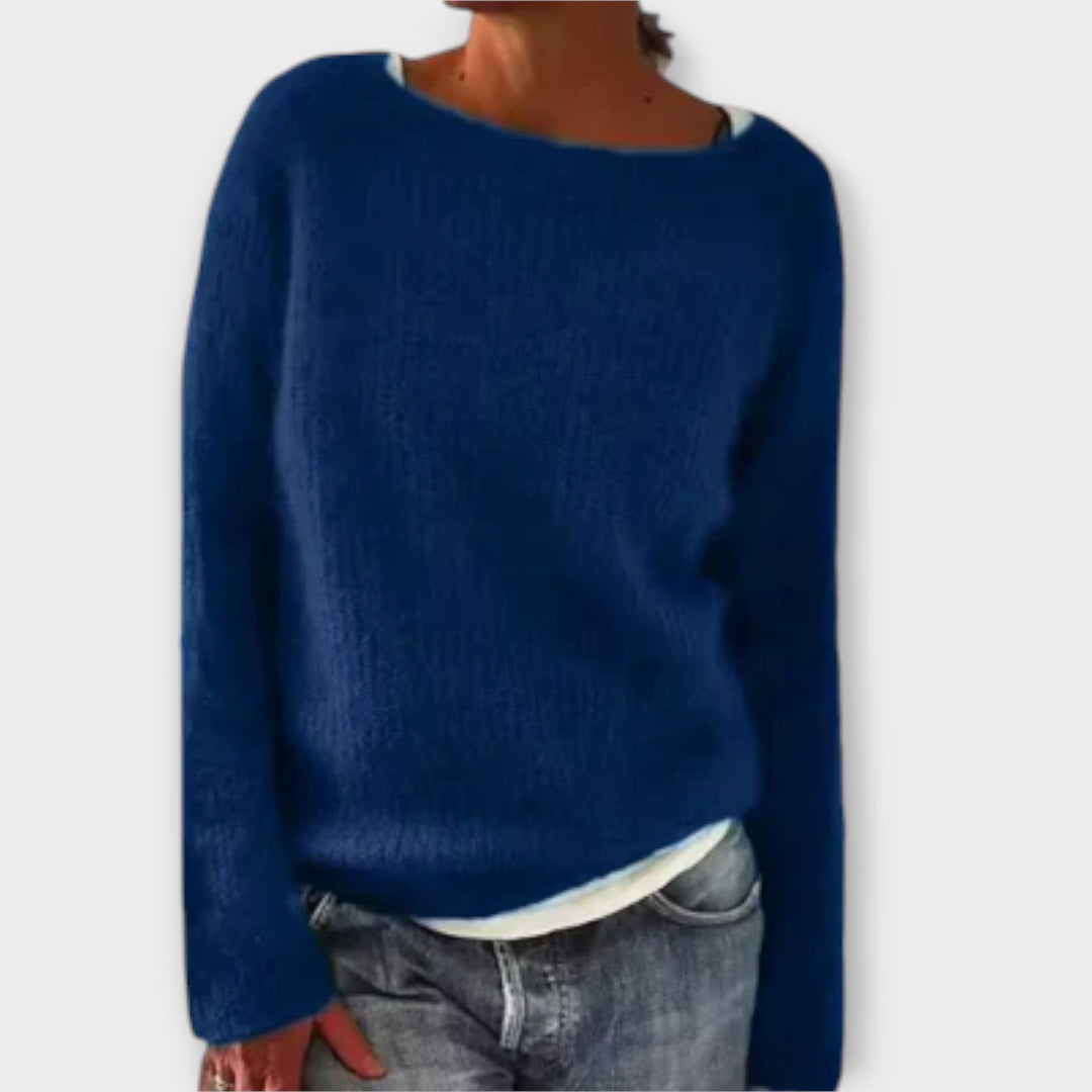 Regine - Pull uni gris