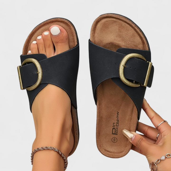 Olivia – Sandale à Enfiler Confortable Femme