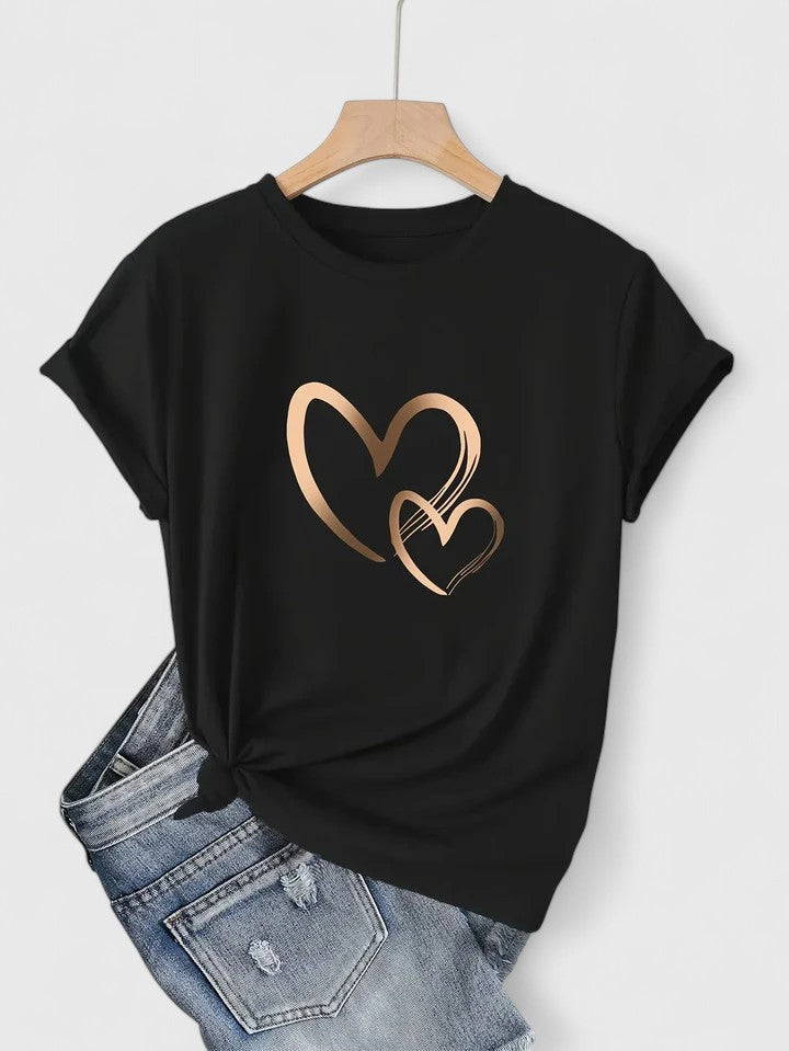 Clara | T-Shirt Confortable à Manches Courtes