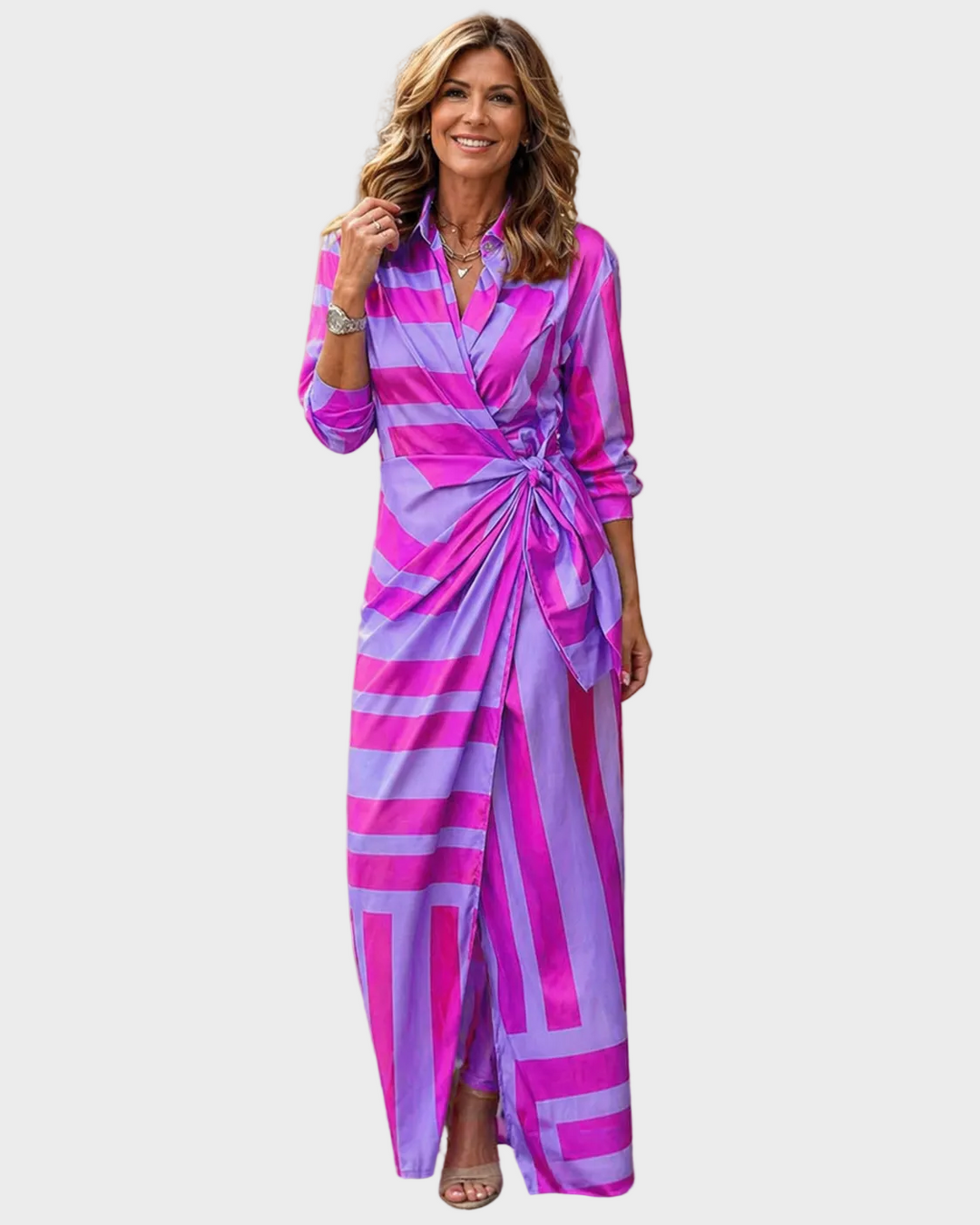 Lola - Robe Maxi Imprimée Femme