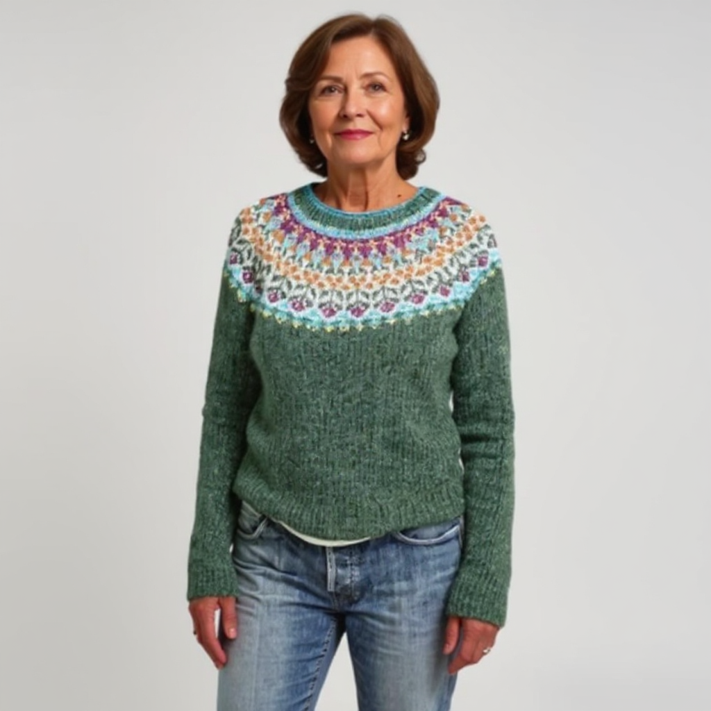 Blanche | Pull en tricot vintage