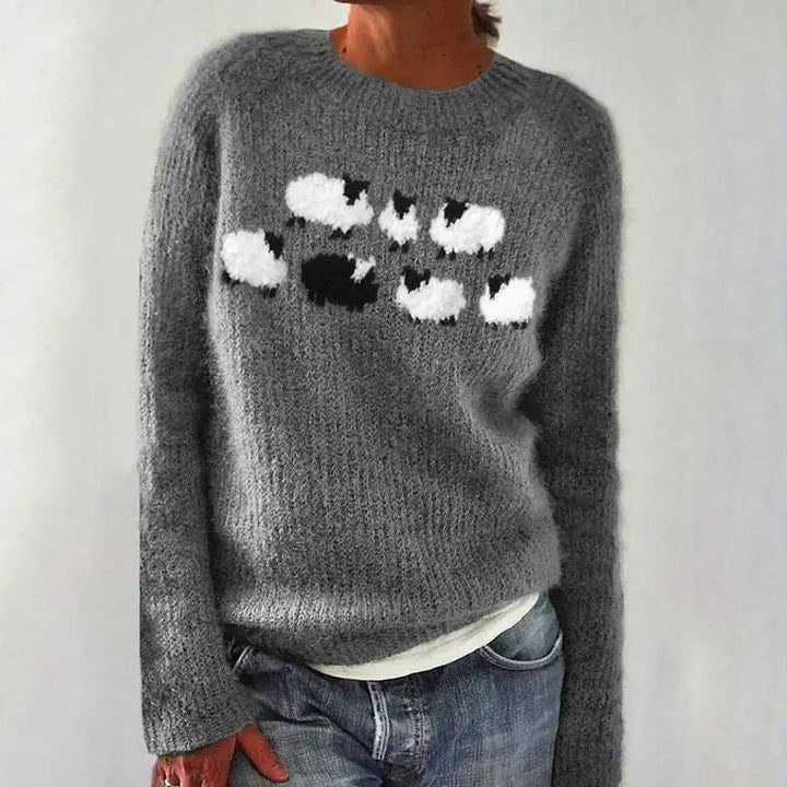 Ninon | Pull en laine vintage