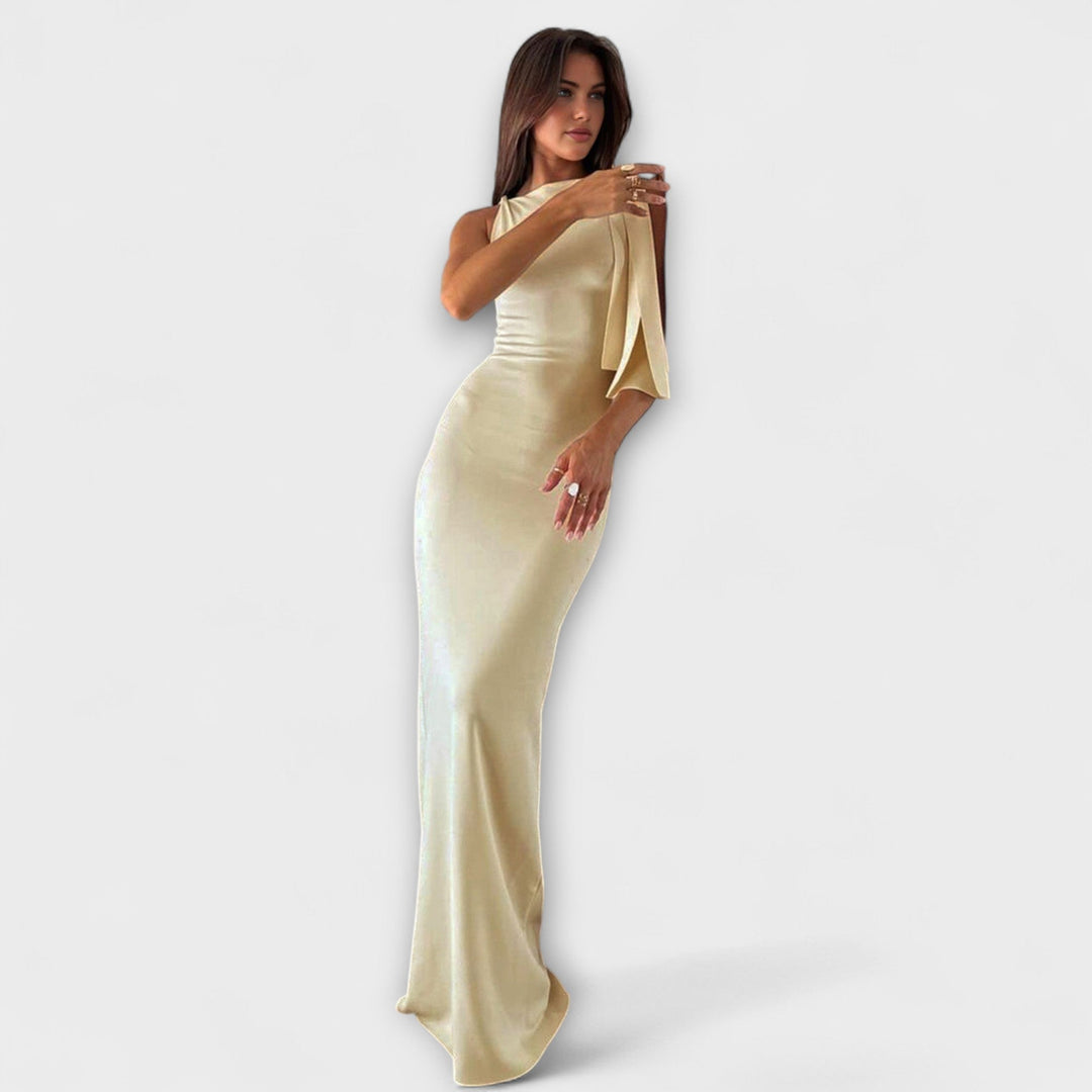 Cloe - Robe maxi avec nœud Femme