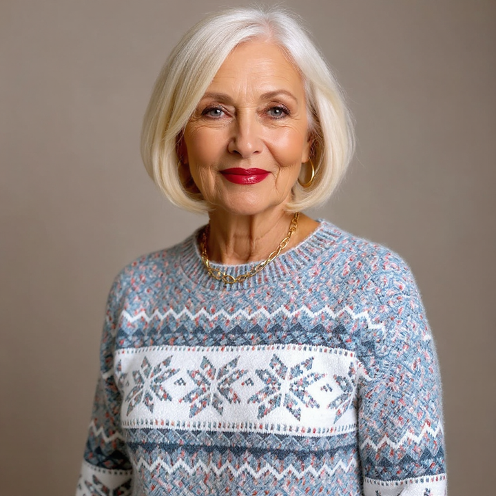 Eugénie | Pull en tricot vintage
