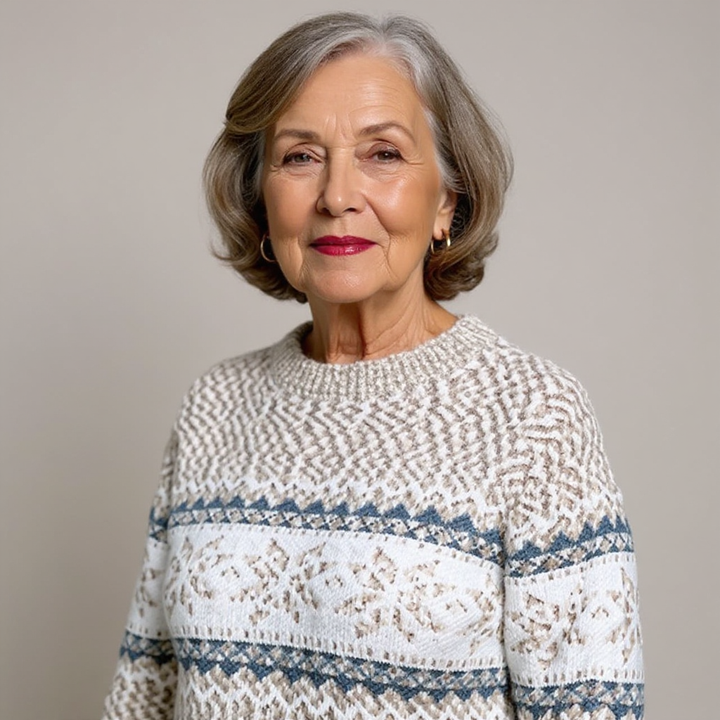 Eugénie | Pull en tricot vintage