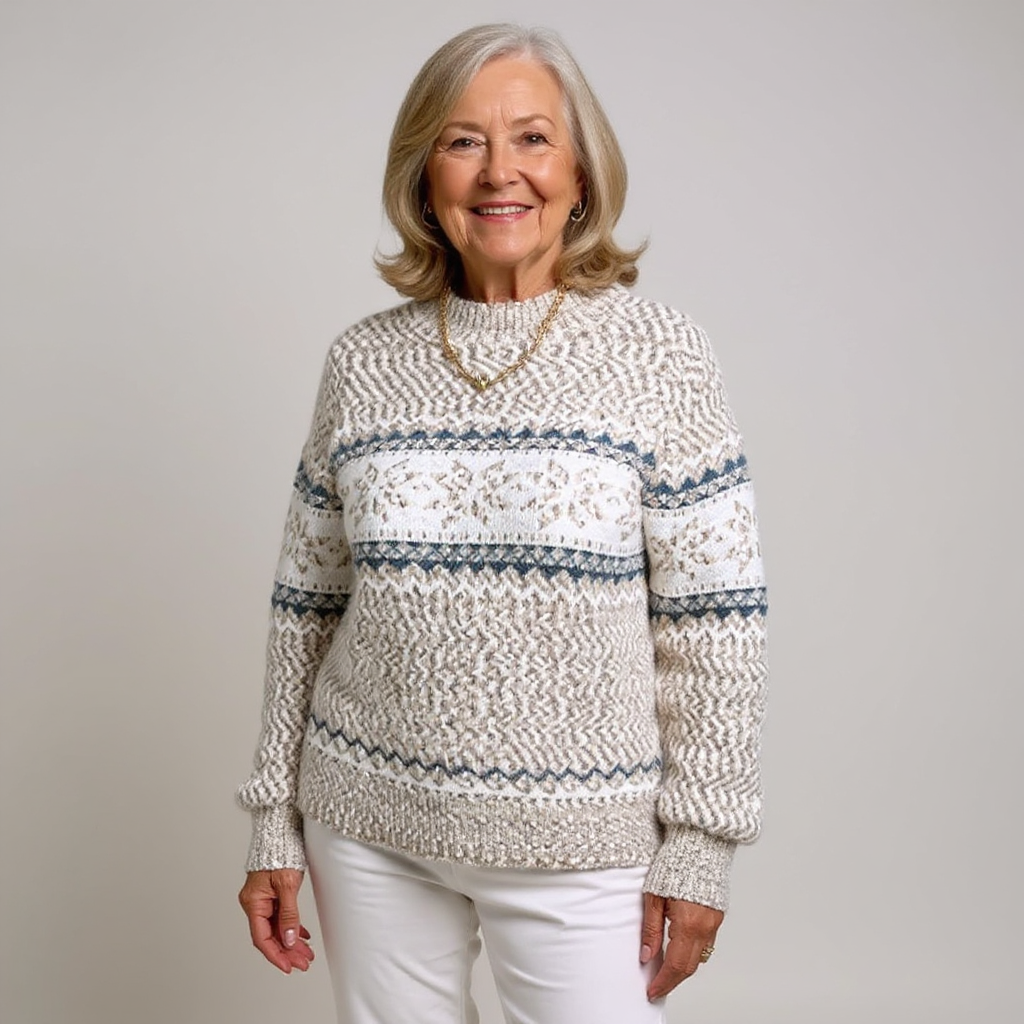 Eugénie | Pull en tricot vintage