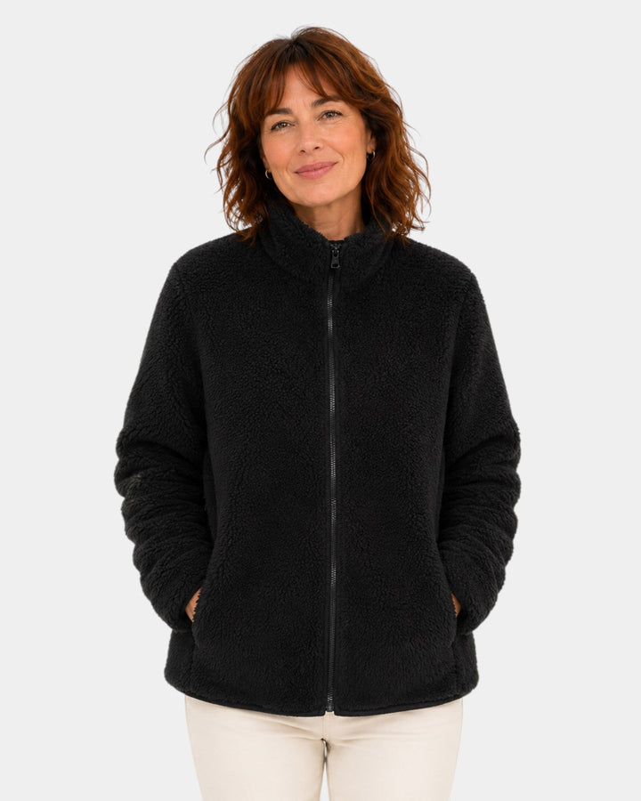 Iléanne | Veste teddy confortable