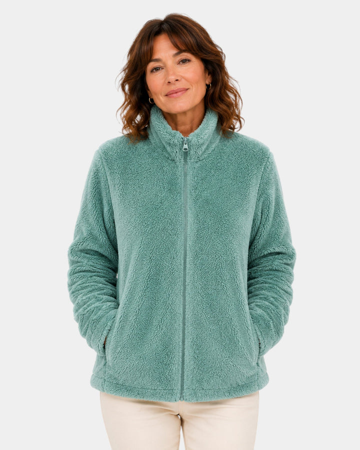 Iléanne | Veste teddy confortable