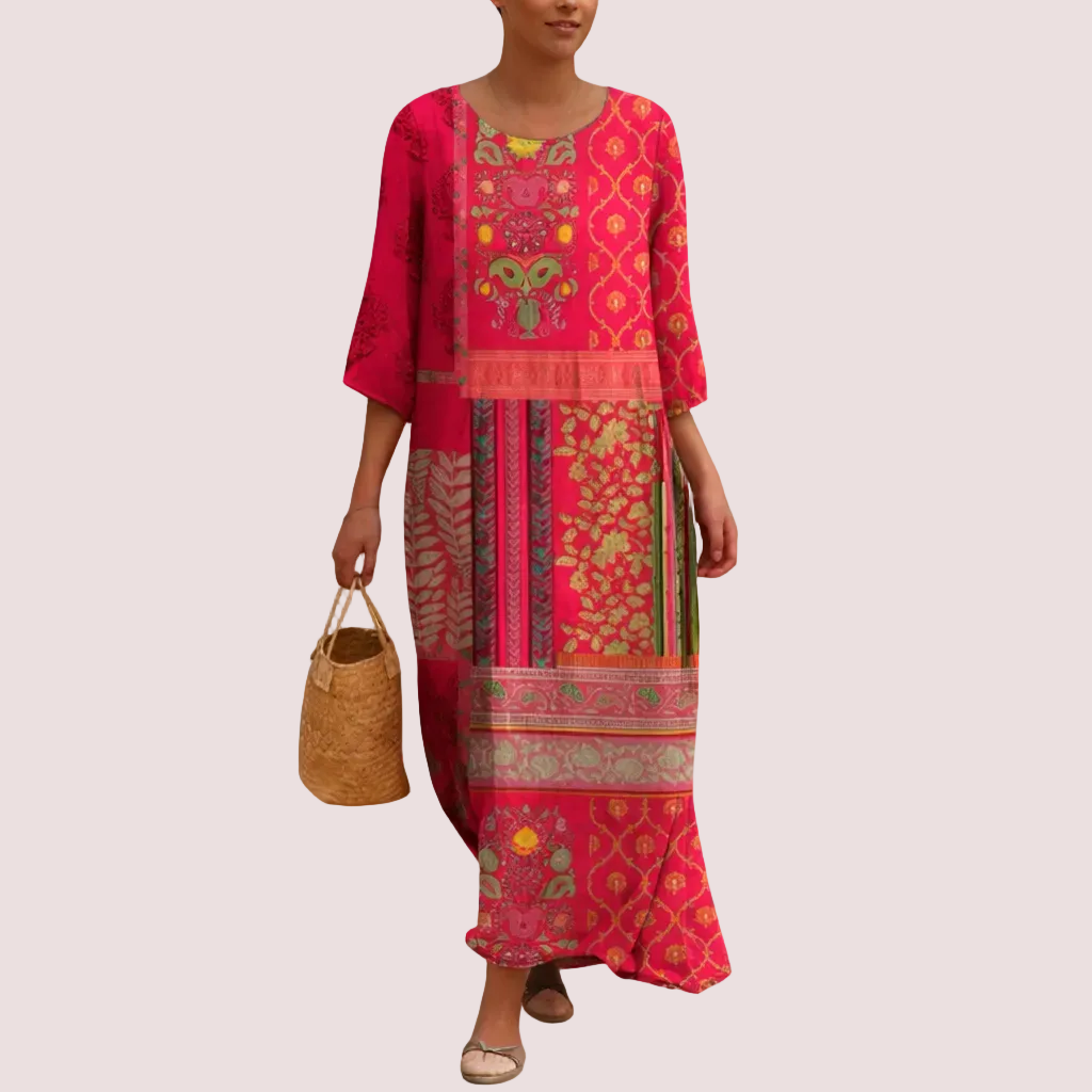 Iris - Robe longue fluide chic et confortable