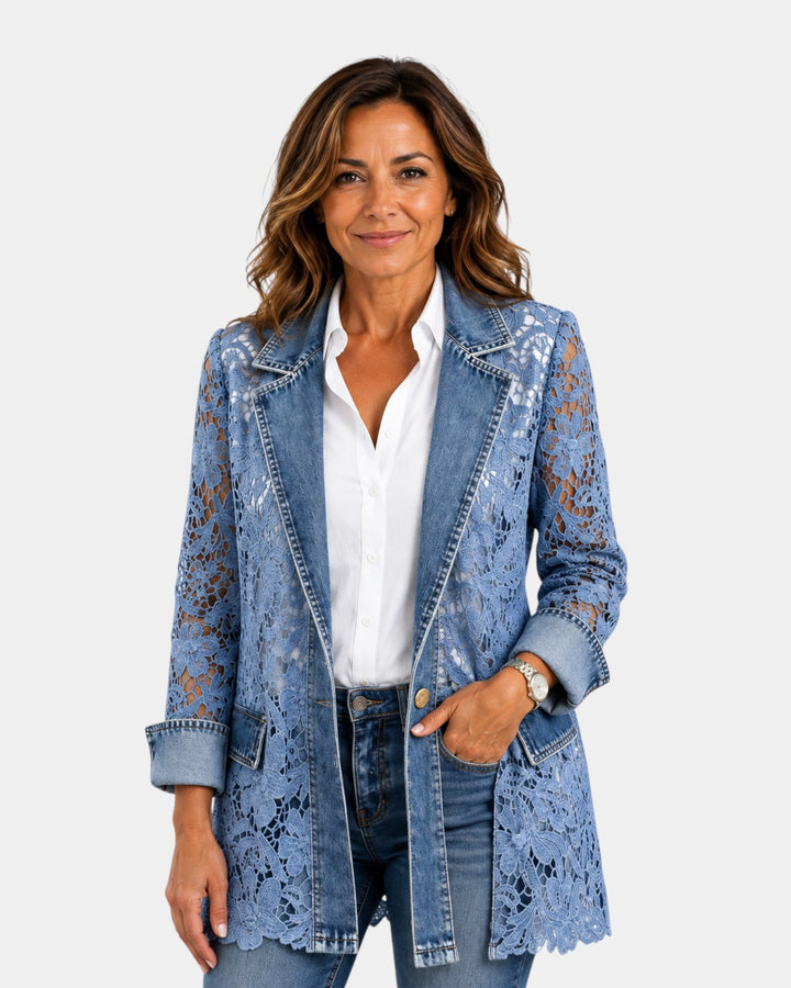 Alicia | Veste en dentelle florale