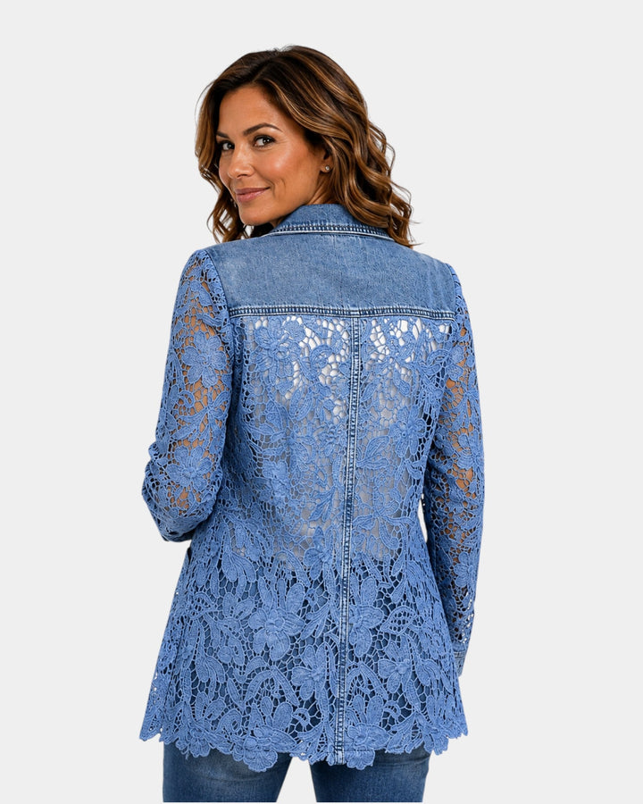 Alicia | Veste en dentelle florale