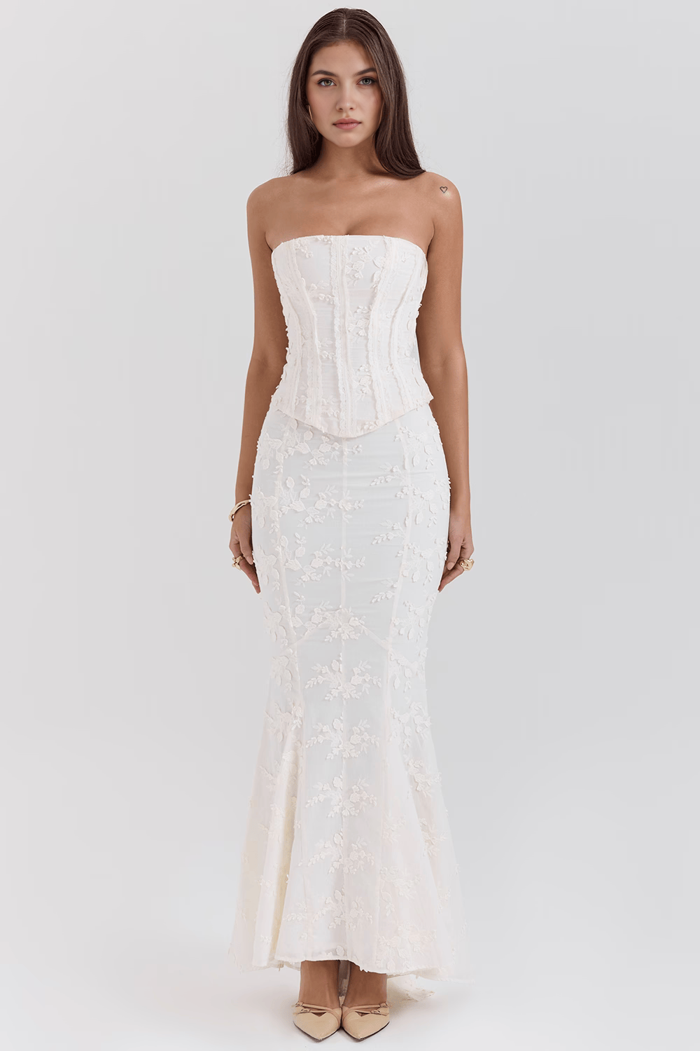 Wiktoria – Robe avec Broderie Femme