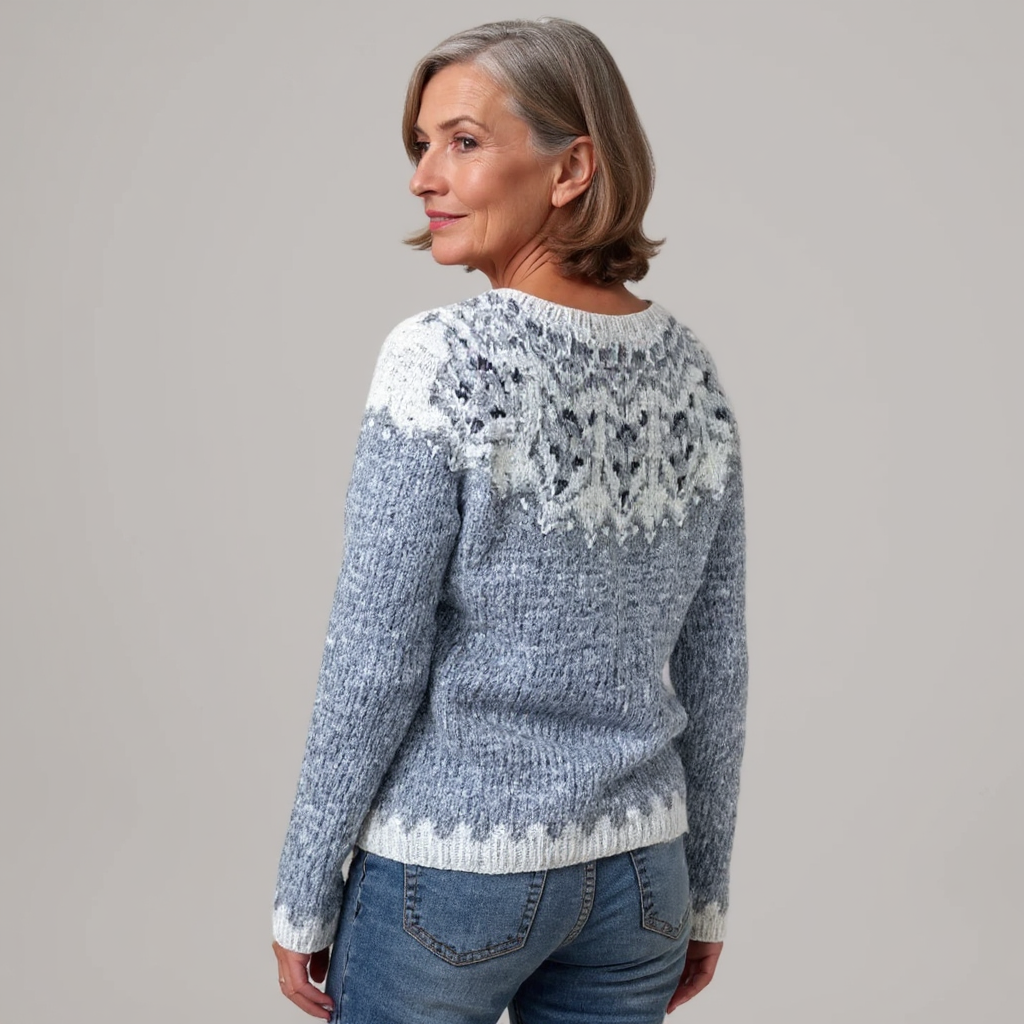 Léonie | Pull en tricot vintage