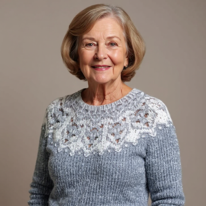 Léonie | Pull en tricot vintage
