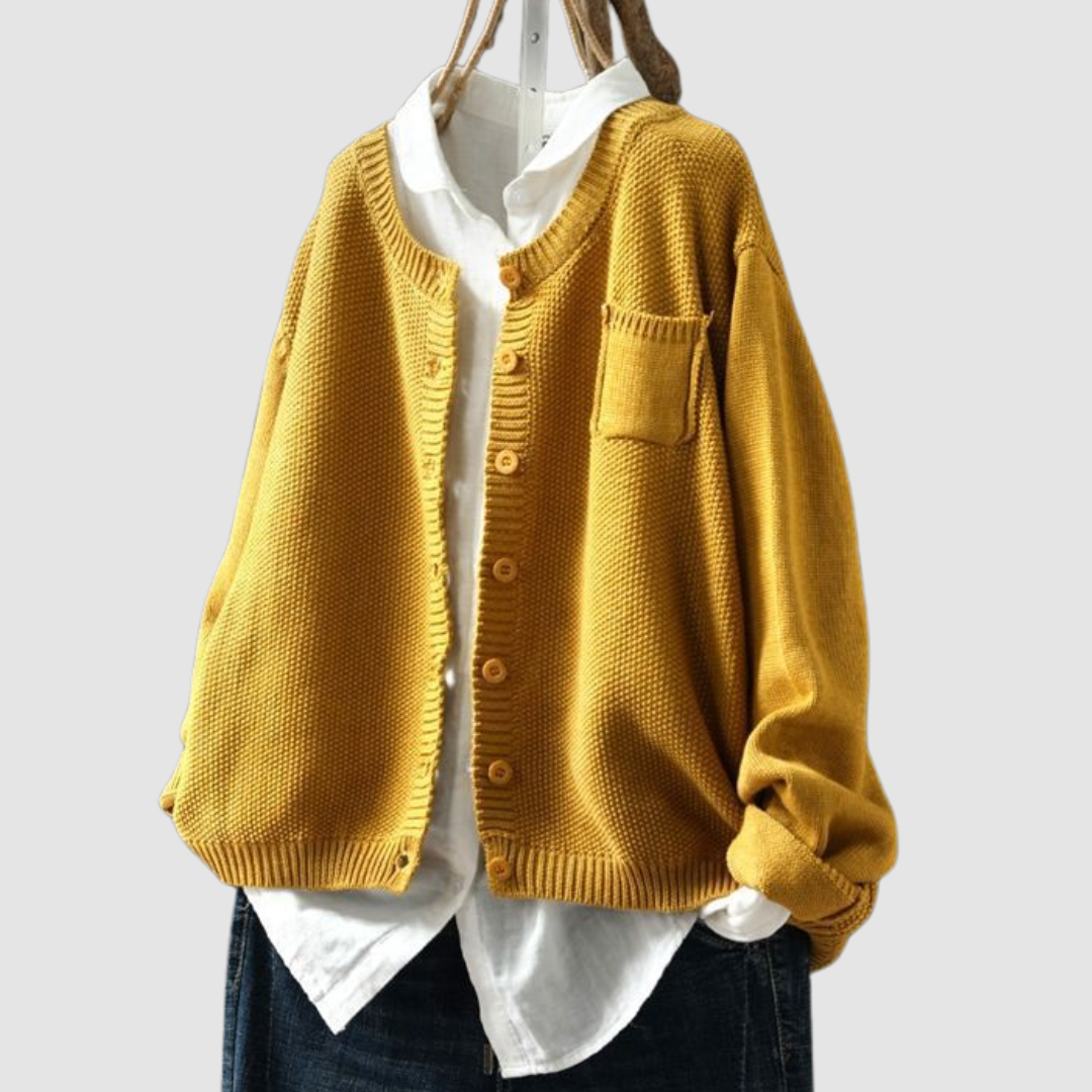 Lavinia | Cardigan Décontracté à Boutons