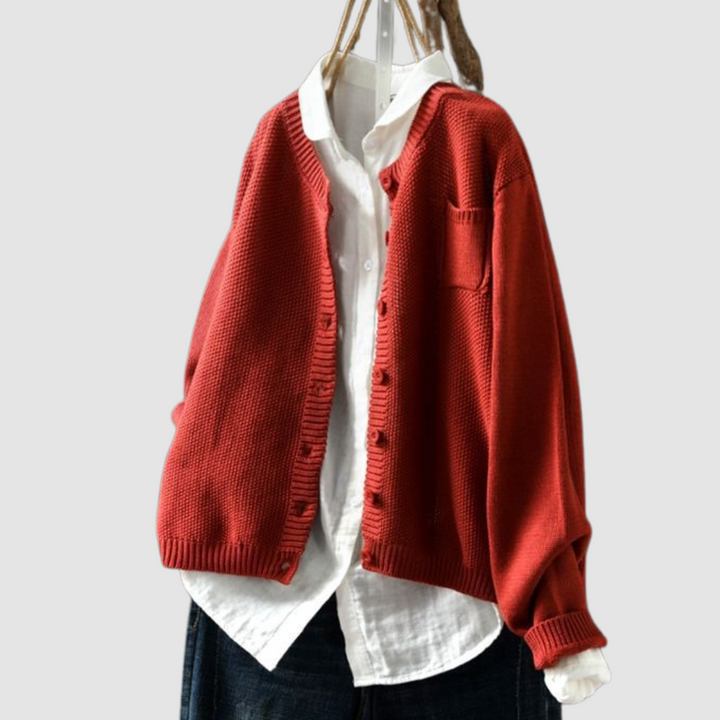 Lavinia | Cardigan Décontracté à Boutons