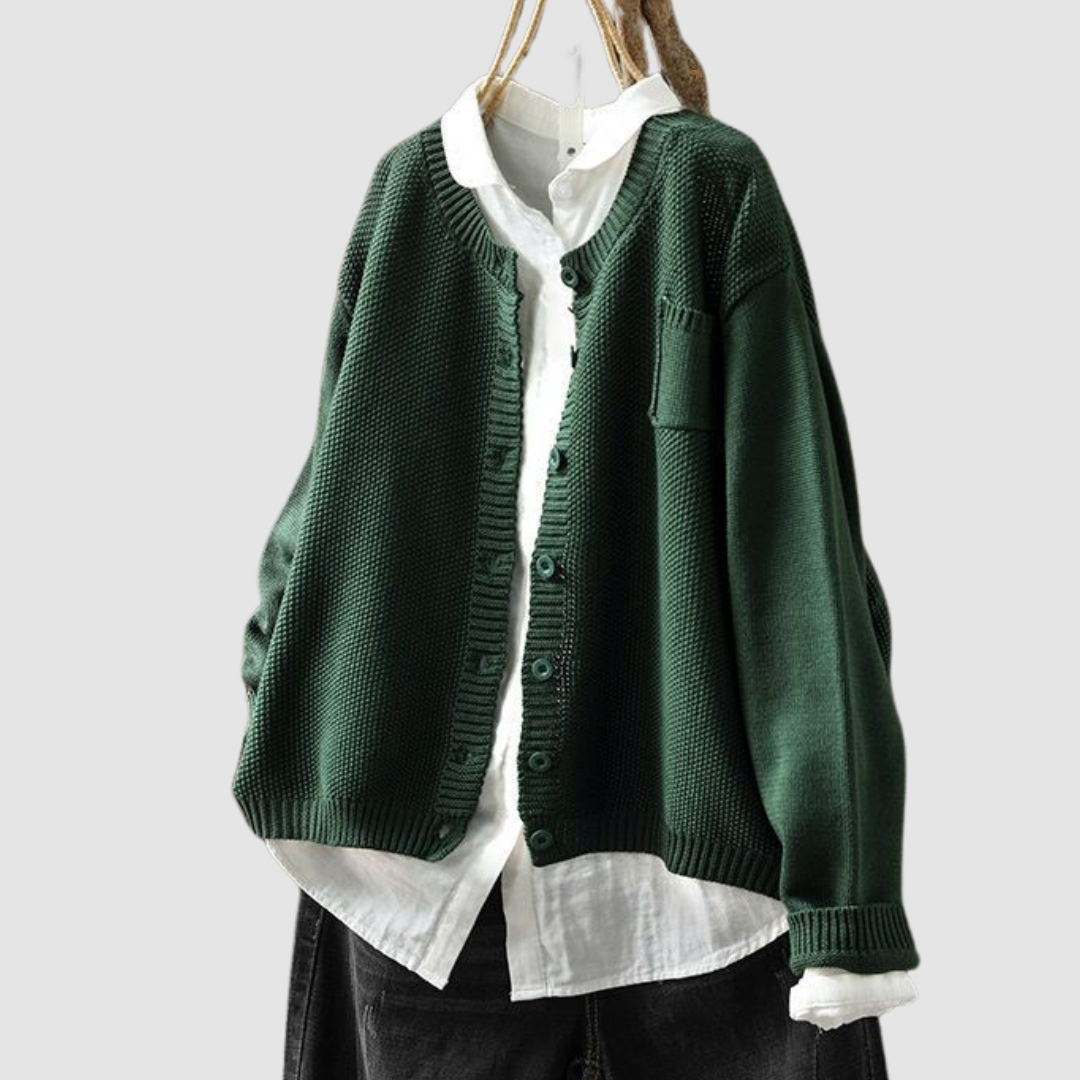 Lavinia | Cardigan Décontracté à Boutons
